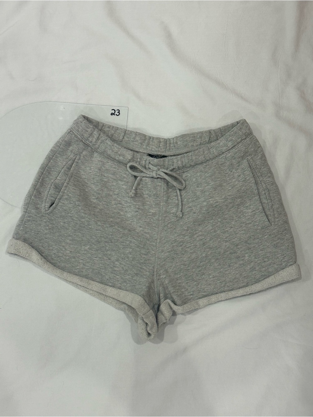 PacSun Gray Knit Drawstring Athletic Shorts, XS